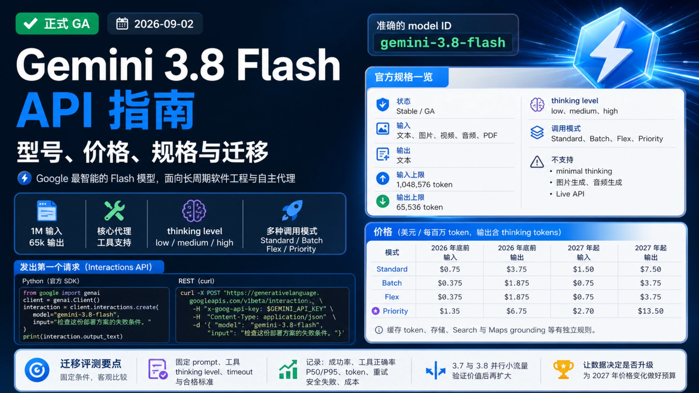 Gemini 3.8 官网首页